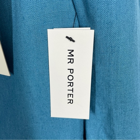 NWT Man 1924 Blue Kennedy Linen Blazer Size 52 - Picture 11 of 11